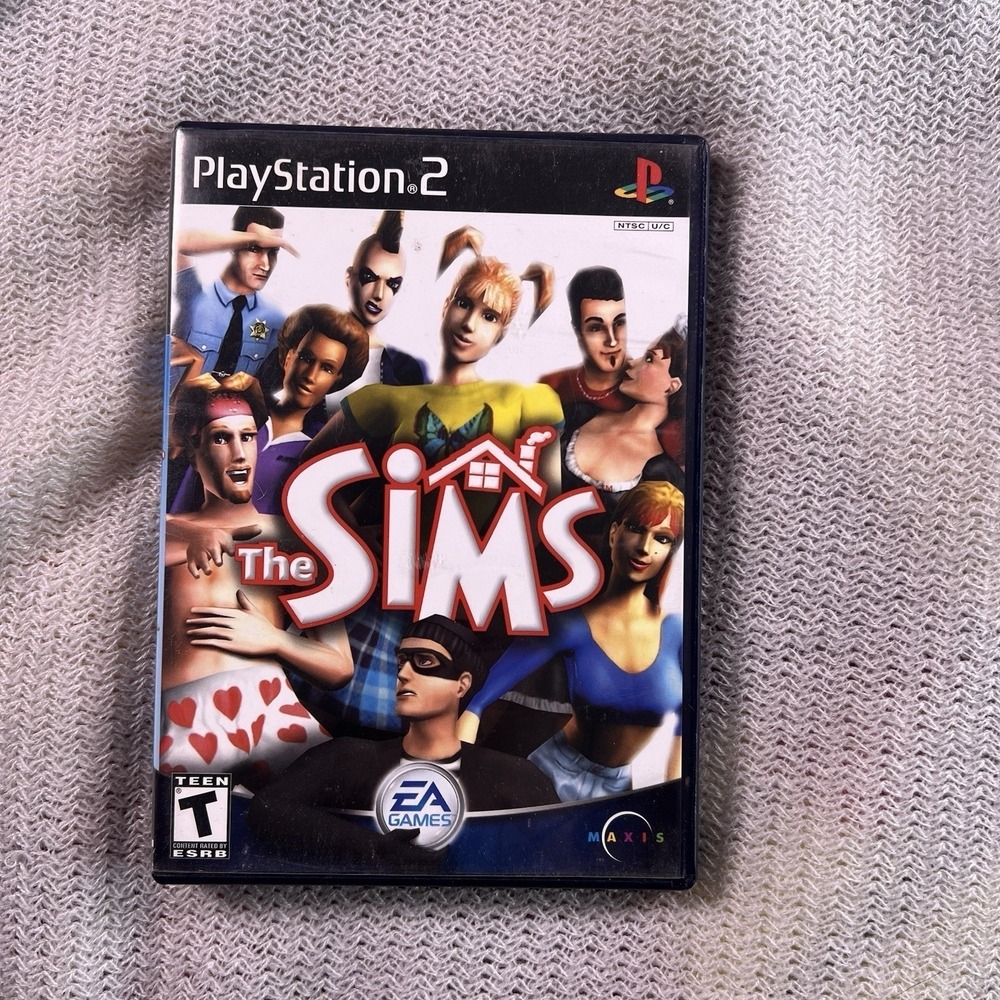 The Sims (Sony PlayStation 2, PS2)‎ In Black Box Complete in Box CIB - Tested